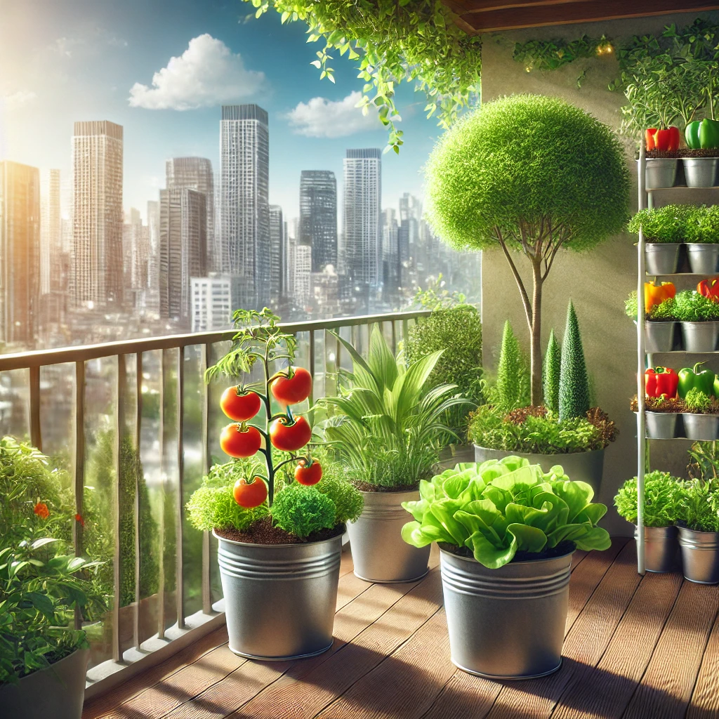 Balcony Vegetable Garden Using GreenSoulPK Seed Kit