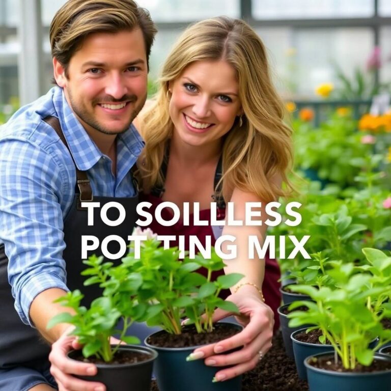Soilless Potting Mix for Gardening